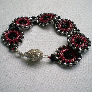Red/Black Sixpence Bracelet